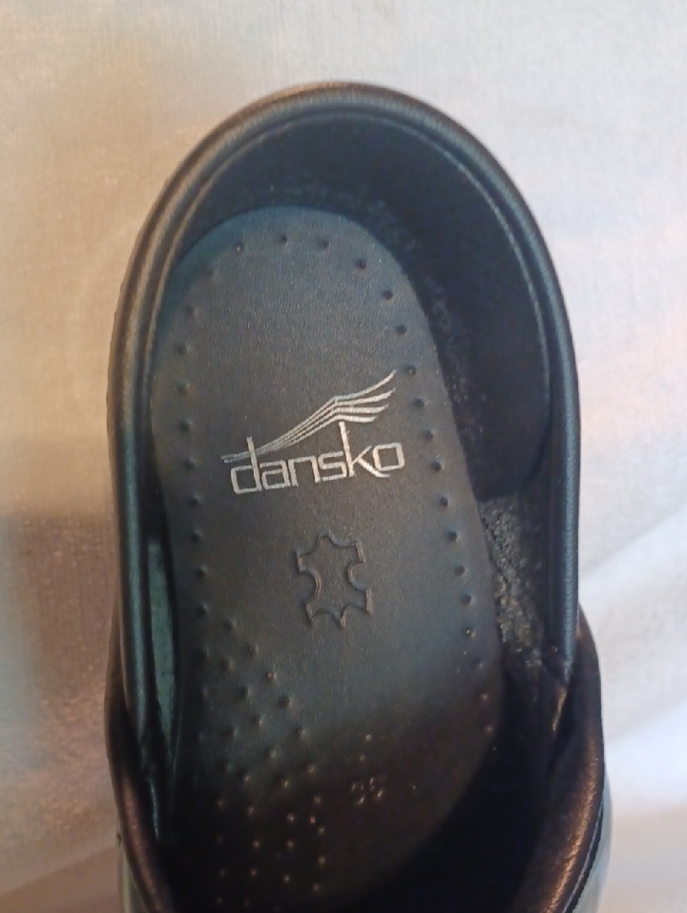 Dansko Iridescent Patent Leather Clogs Size 36 - Picture 2 of 4